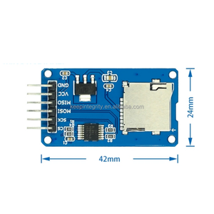 Modulo scheda TF interfaccia SPI Read / Write modulo con Chip di conversione di livello per Micro SD Card - Product Image 2