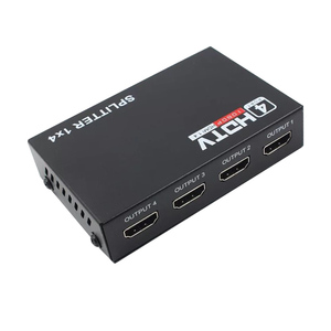 1080P HDMI Splitter 1X4 Adaptador convertidor Amplificado 1-In 4-Out HDMI Switch para divisores y convertidores de video de TV - Product Image 3