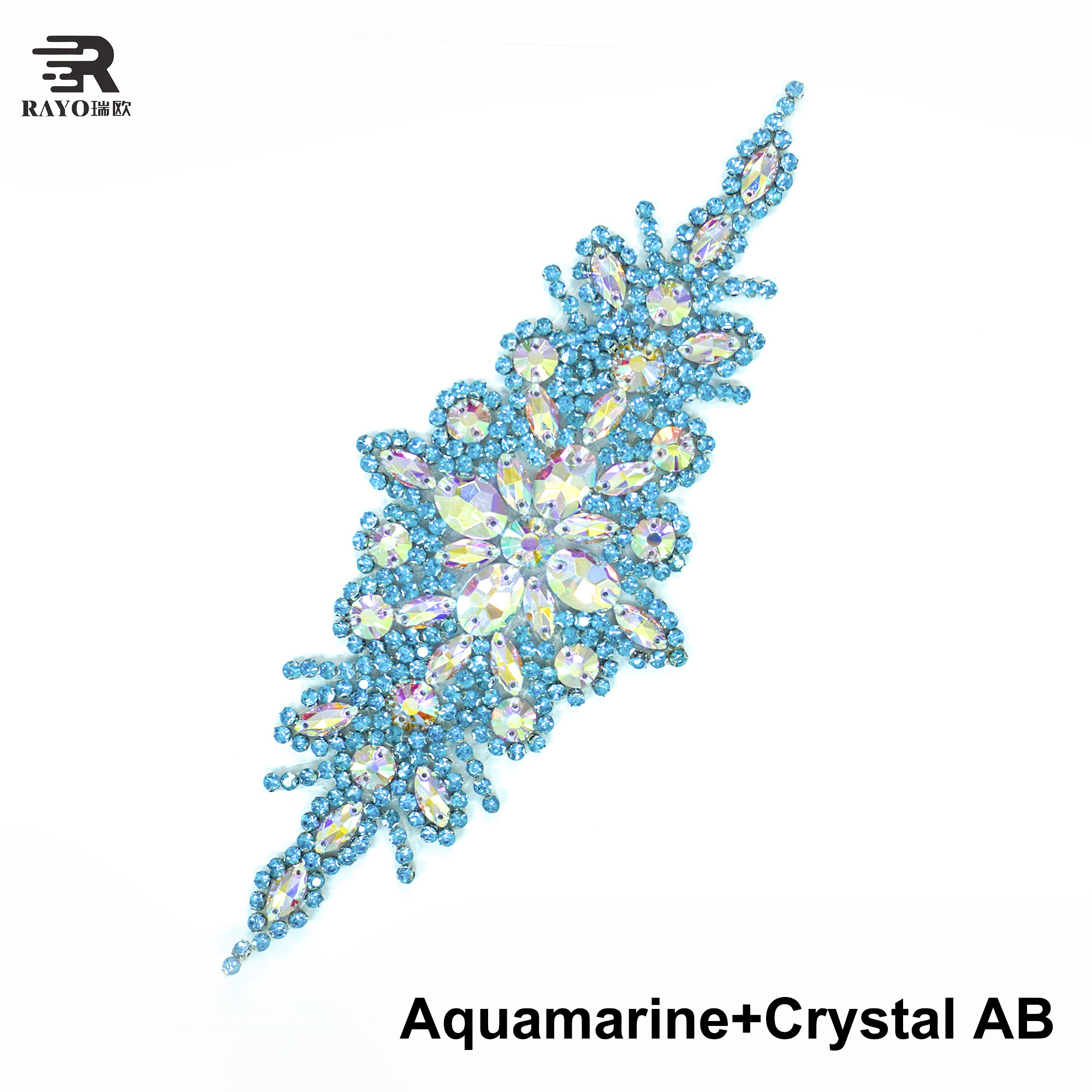Aigue-marine + Cristal AB