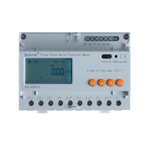 コンクリートADL3000-E DINレール多機能エネルギーメーター入力最大80AソーラーPV用デジタル入力/デジタル出力機能付き - Product Image 1