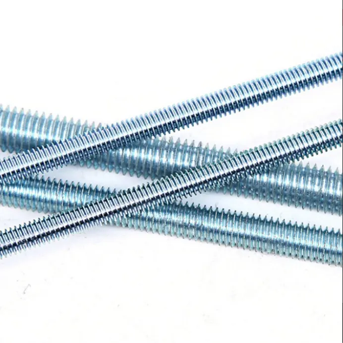 강철 미터 실을 Threaded 막대, 놀이쇠 급료 4.8 온화한 강철 아연에 의하여 도금되는 M8-42 DIN975 구체적인 Formwork