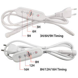 Cusomik 1.5M2ピン電源コード (US EUプラグ付き) 電源スイッチ3H 6H 9Hまたは8H 12H 16Hタイマーカスタムタイムコントローラー - Product Image 4
