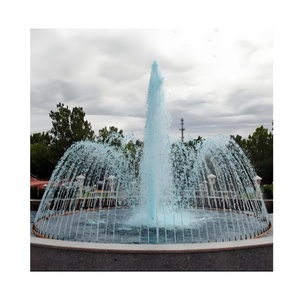 Moderno piccolo progetto decorativo controllato colorato piccolo programma piscina vista della fontana del paesaggio dinamico quadrato - Product Image 2