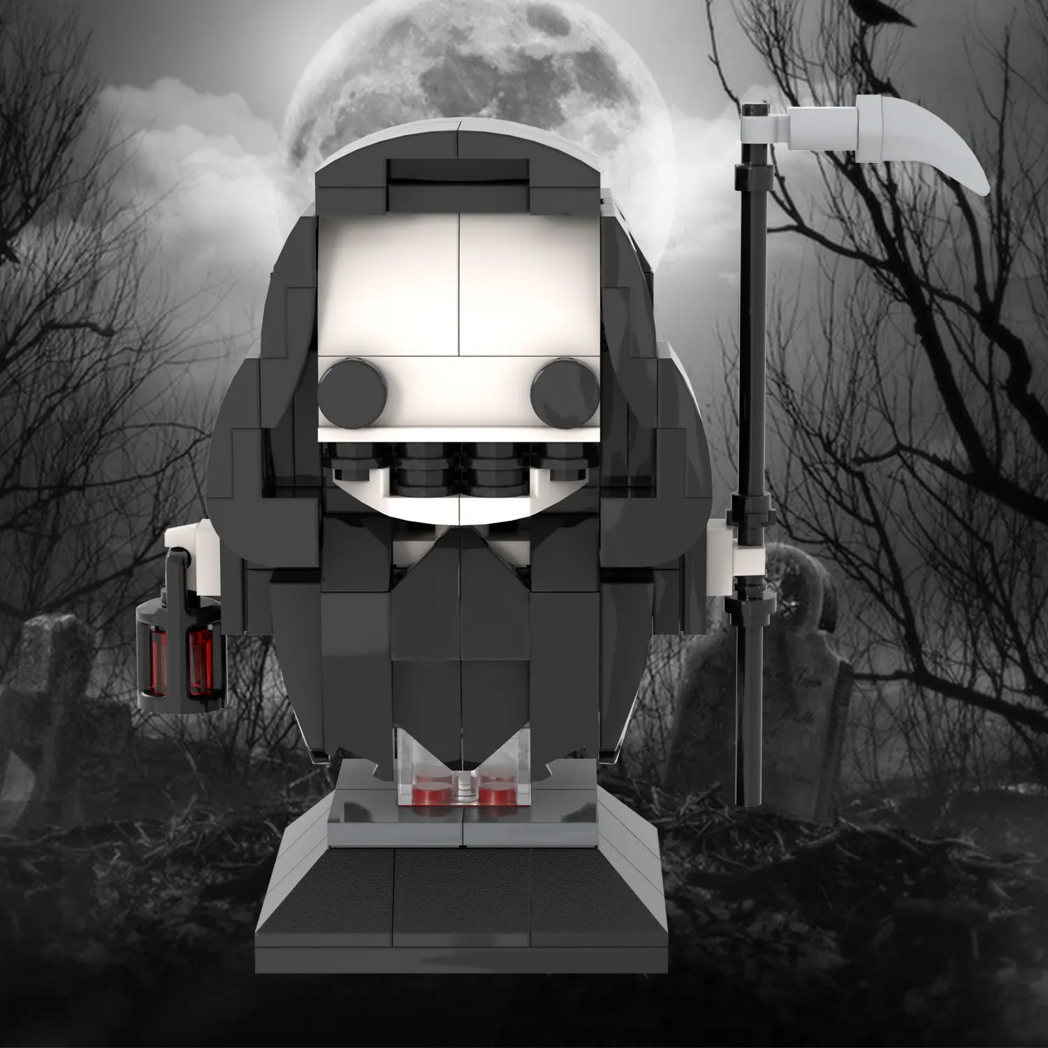 MOC1074 Reaper modello MOOXI C Building Blocks mitologia antica 183 pezzi mattoni con falce assemblare giocattoli per bambini regalo di Halloween