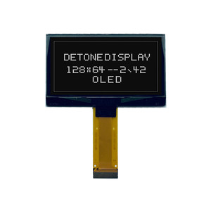 2,42-Zoll-weißes OLED-Modul mit 128x64 Auflösung SSD1309 Treiber-IC SPI/I2C-Parallelschnittstelle PMOLED-Typ - Product Image 1