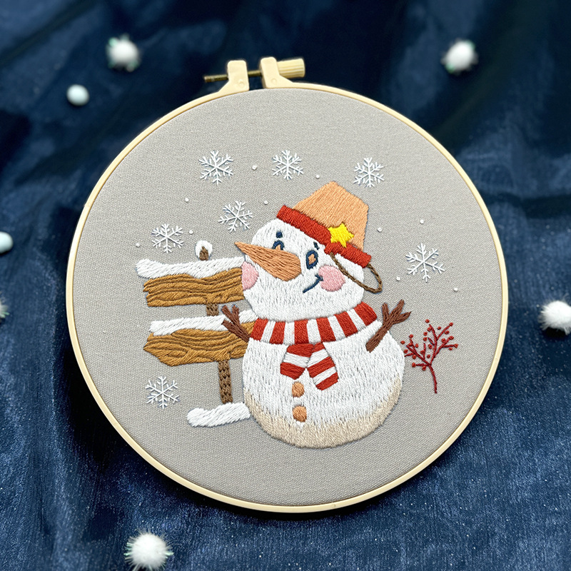 Hanging painting - snow color (not finished product)