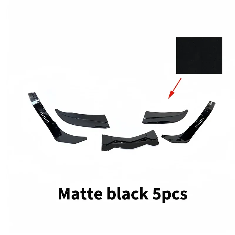 Noir mat 5 pièces