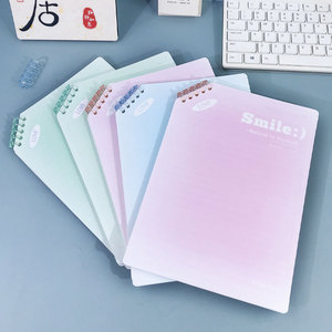 Wholesale Creative New Diagonal B5 <strong>Notebook</strong> Gradient Warm <strong>Colours</strong> Inspirational Notepad Student Book Replaceable Inner <strong>Pages</strong> - Product Image 2