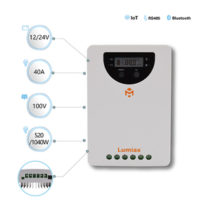Lumiax 12V 24V 40a MPPT Solar laderegler OEM ODM Regler Control ador de Carga 40A Ladegerät System regler Bluetooth - Product Image 3