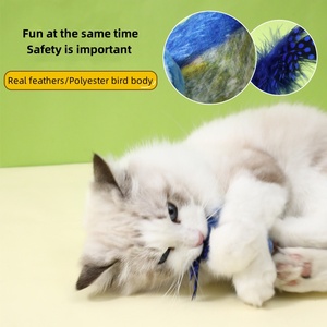 Gran oferta de juguetes para gatos, simulación de gatos, hierba gatera, pájaro chirriante, Juguetes Divertidos interactivos para pájaros, juguetes para gatos - Product Image 3