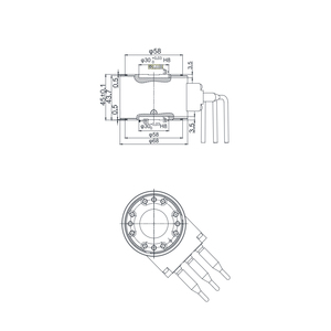 New Design T521G2 6 Axis Load Cell Multi Axis Force Torque Sensor Six Dimensional Force Sensor Multiaxes Force Torque Sensor - Product Image 2
