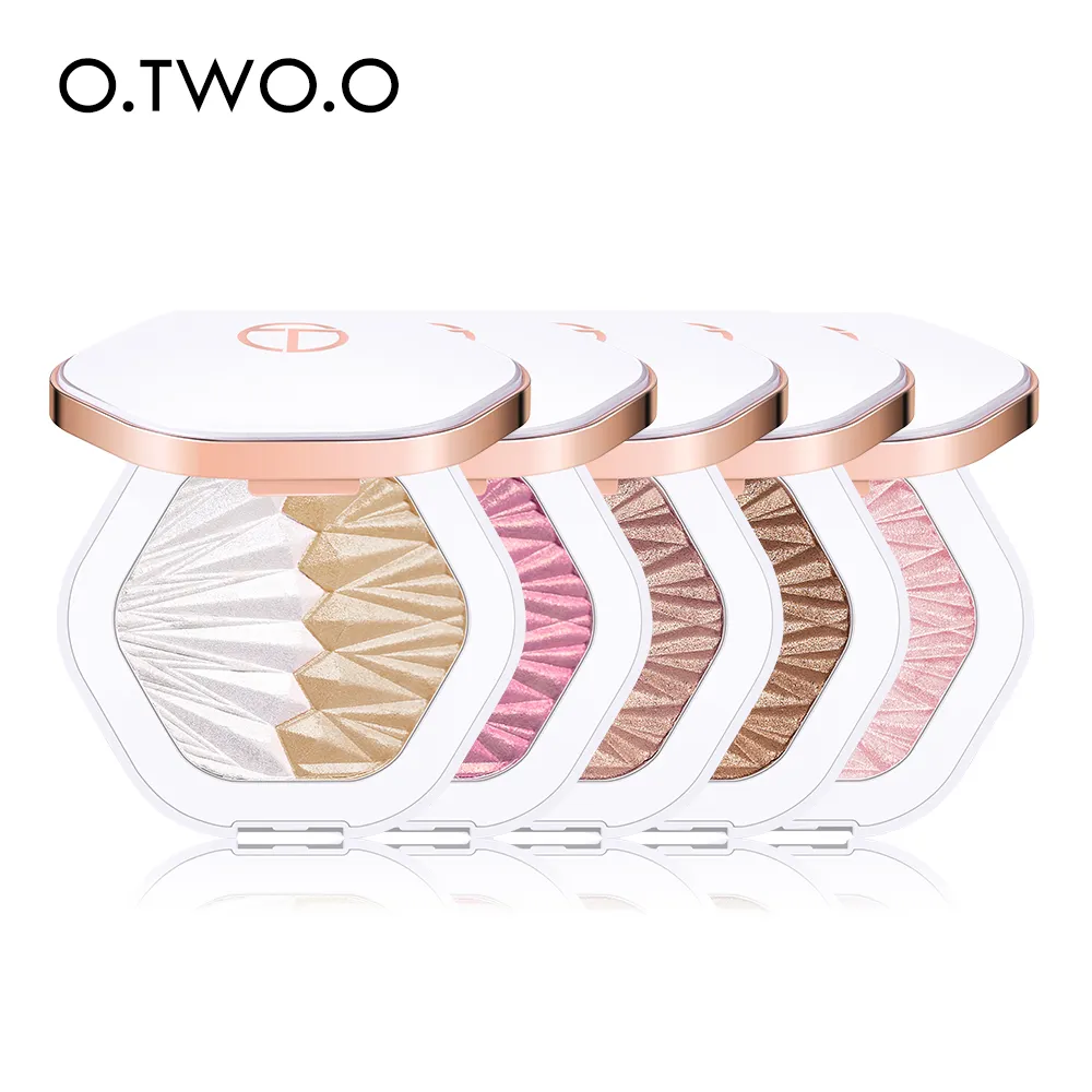 O.TWO.O Brand Professional Makeup Heart Glow Highlighter Pressed Powder