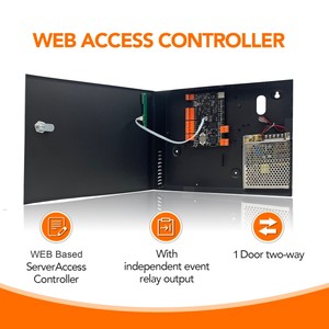 Forddok TCP/IP Web Based 1 Tür zugangs kontroll system Zugangs kontroll platine mit Metall box und Strom versorgungs FD-ACN1A