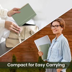 Cuaderno en espiral con logotipo personalizado A5 de tapa dura y Diario de cuero con impresión personalizada de alta calidad - Product Image 6