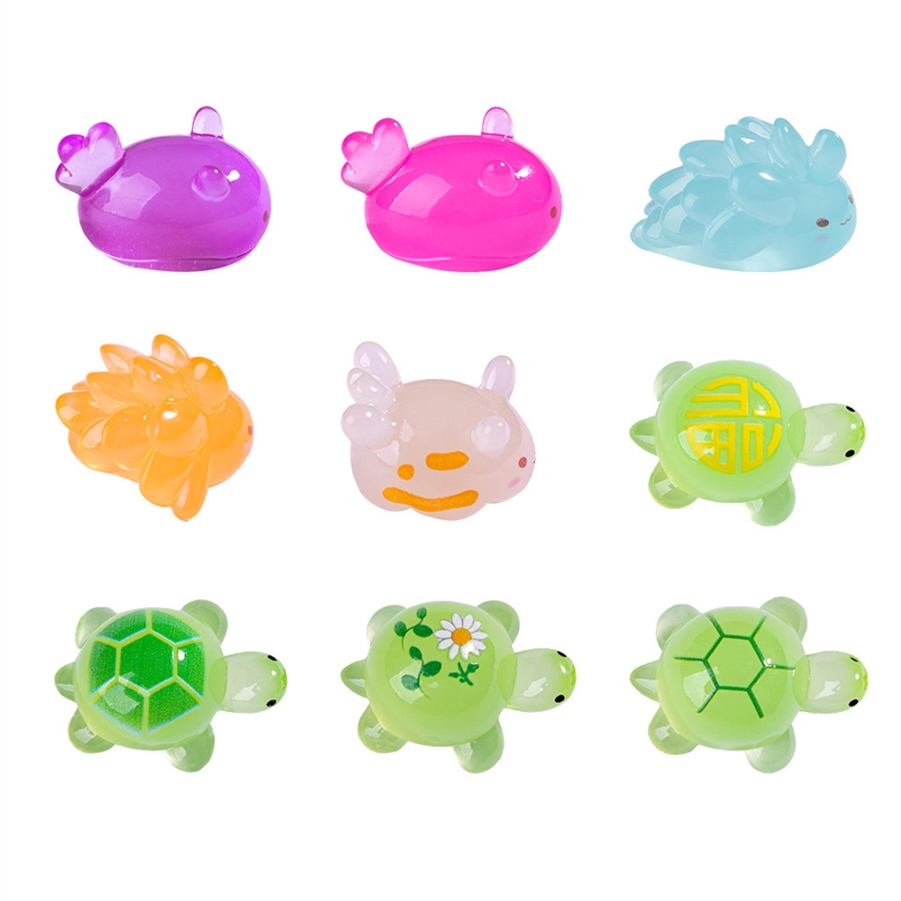 Nine types of luminous Marine animals