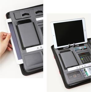 Multi-funzionale wireless di ricarica notebook con la calcolatrice creativo A4 affari di alimentazione notepad Notebook/Cartella - Product Image 5