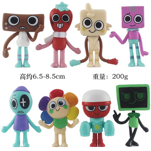 High Quality Dandy'<strong>s</strong> World Action Figures PVC <strong>Toy</strong> Set Children 7-8.5cm 8 Models of the Dandy World Model <strong>Toy</strong> - Product Image 6