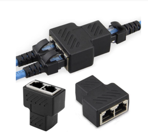 Extensor RJ45 de 1 a 2 vías, divisor, adaptador Ethernet para conexión de Cable de Internet, 1 entrada, 2 salidas, alta calidad - Product Image 6