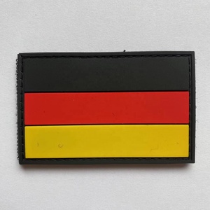 プロモーションPVCデンマーク国旗パッチデンマークデーンタクティカルパッチPVCフックアンドループファスナーパッチ - Product Image 3