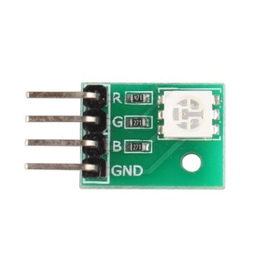Taidacent Raspberry Pi Stm32 Microchip Pwm Tri-Colore 3 Colore Smd 5050 di Colore Completo di Rgb Ha Condotto Il Modulo con Corrente limite di Resistenza