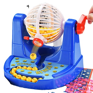 Lotterie Maschine Brettspiel Maschine Bingo Simulation Lotterie Spielzeug Zieh maschine Eltern Kind Spaß Interaktive Lotterie Brett Geschenke - Product Image 1