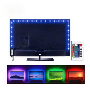 แถบไฟแบ็คไลท์ LED หลากสี5V 30LEDs/M 2M RGB 5V กันน้ำ - Product Image 1