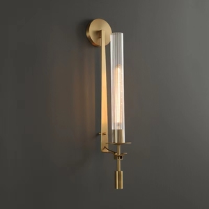 מודרני בית תפאורה מקורה <span class=keywords><strong>led</strong></span> זהב צבע נחושת סלון חדר שינה יוקרה זכוכית צל מנורת קיר