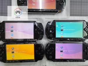 CGAオリジナルPSP1000ポータブルゲームプレーヤーコンソール-改装済み (テスト & ワーキング)