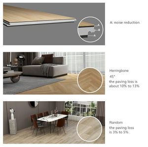 Nhà máy 6 mét kết cấu gỗ không thấm nước PVC bấm vào khóa SPC sàn sang trọng ván sàn vinyl cho trong nhà - Product Image 6