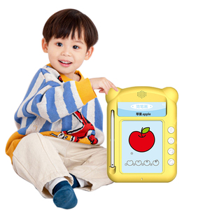 Sprache kann angepasst werden 2 in 1 Kleinkinder LCD-Schreib brett Sprache lernen maschinelle Bildung Intellektuelles Spielzeug für Kinder - Product Image 3