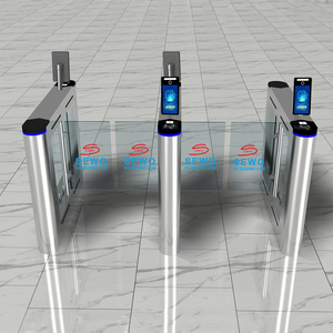 SEWO Geräuscharmer bürstenloser Anti-Kollisions-Motor Aus gezeichnetes Design Gebäude zugangs kontrolle Modernes Swing Barrier Gate - Product Image 3