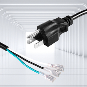 China Factory Supply <strong>18</strong> <strong>AWG</strong> 3 Prong US Plug Computer Ac Power <strong>Cord</strong> for Speaker PC Desktop Rice Cooker Printer Power Supply <strong>Cord</strong> - Product Image 6
