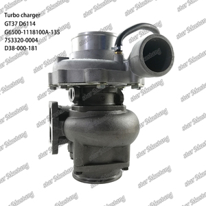 G6500-1118100A-13S sạc <span class=keywords><strong>Turbo</strong></span> GT37 d6114 753320-0004 D38-000-181 thích hợp cho các bộ phận động cơ Shang chai - Product Image 2