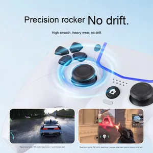 2025 nueva función de vibración de Joystick de detección de movimiento Sixaxis Compatible con controladores de juegos P5 PC computadoras IOS - Product Image 3