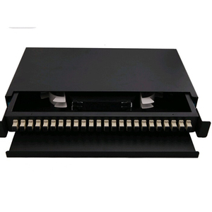 19英寸ODF滑动SC/UPC/APC 12端口LC 24芯光纤配线架ODF FTTH SC/FC/ST/LC机架安装终端盒 - Product Image 2