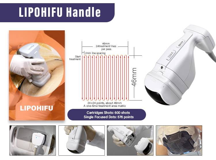 4 in 1 SMAS lifting anti aging High Intensity Focused Ultrasound vertical hifu machine for hot sale