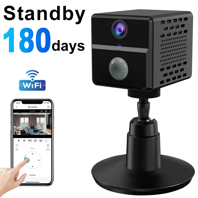 Smart on-line wifi gravador de vídeo móvel conectar sem fio ip carro casa cctv segurança rede mini câmera de vigilância sans fil