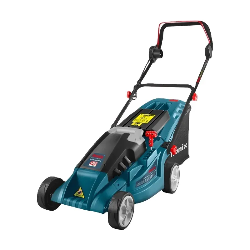 Ronix 15-Inch Elektrische Grasmaaier 1600W Walk-Behind Duw Buiten Grasmaaimachine Draagbare Zelfrijdende Onkruidverdelger