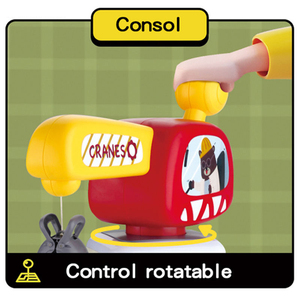 Samtoy İşlevli eğitim pil işletilen bebek karikatür işık ve müzik ile 360 rotasyon pençe makinesi kule vinci oyuncak - Product Image 6