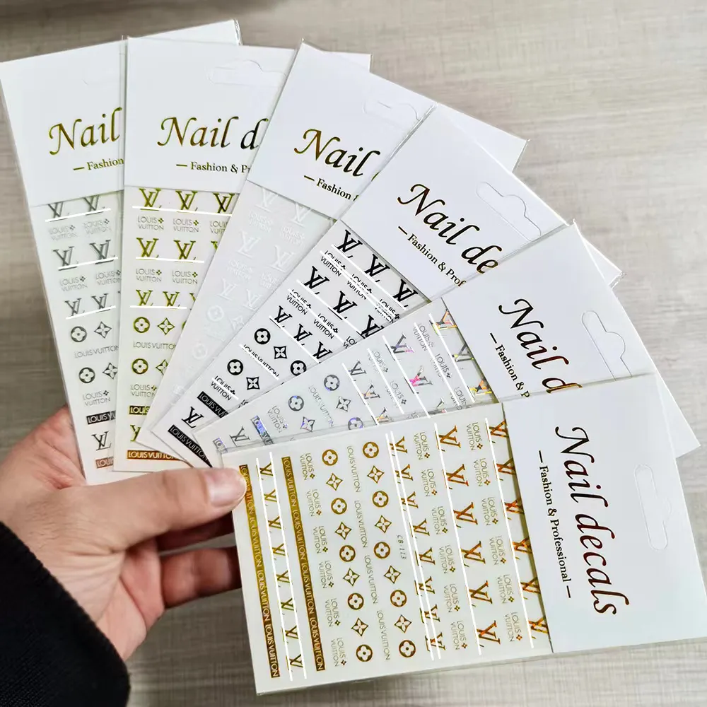 Vente en gros Nail Art Supplies Autocollants et décalcomanies adhésifs pour Nail Art