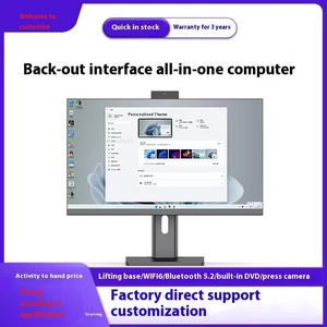 23.8-Inch All-in-One <strong>Computer</strong> with 12th Generation Intel <strong>Processor</strong> 16GB DDR4 RAM SSD Hard Drive IPS LCD Display Lift-Away Base - Product Image 2