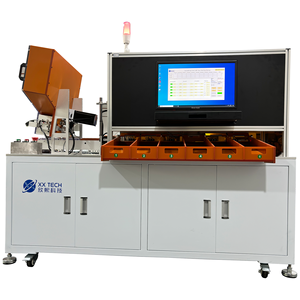 Célula cilíndrica 10 + 1 canal 18650-32700 Máquina de clasificación automática de celda de batería de litio Clasificador automático de celda cilíndrica - Product Image 1