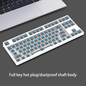 Teclado mecánico de 87 teclas, dispositivo con eje verde y rojo, juego PBT, Plug in, OEM de fábrica - Product Image 4