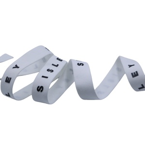 Cinta elástica de punto de alta elasticidad de diseñador con logotipo personalizado, cinta de poliéster elástica pesada para coser prendas de vestir - Product Image 6