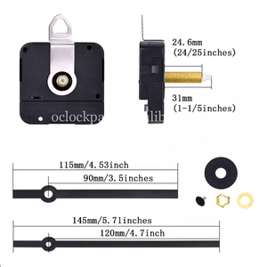 Yüksek kalite duvar saati hareketi CE ROHS saat mekanizması ile saat eller Needles İğneler ile sıcak satış fabrika fiyat - Product Image 5