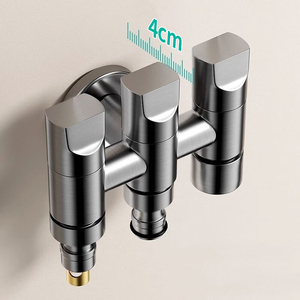 Taşınabilir paslanmaz çelik el bide tek soğutma fonksiyonu kolay kullanımlı üç çıkışlı ev su musluk çamaşır makinesi - Product Image 3