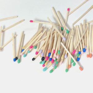 Ahşap toplu renkli Matchstick toplu maçlar mumlar renkli Matchsticks için satış maçları için sopa - Product Image 6