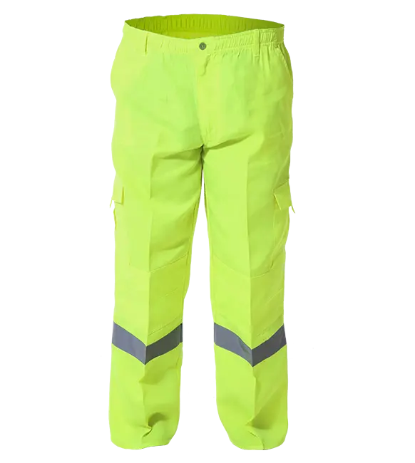 Pantaloni da lavoro di sicurezza pantaloni da lavoro Multi tasche pantaloni da lavoro riflettenti ad alta visibilità abbigliamento da lavoro di sicurezza visibilità indossare pantaloni