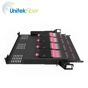 Data Center ODF 12F 24F MPO Cassette Fully Loaded <strong>With</strong> SM MPO-LC <strong>Modules</strong> 96 144 Optical Distribution Frame MPO/MTP <strong>Patch</strong> <strong>panel</strong> - Product Image 6