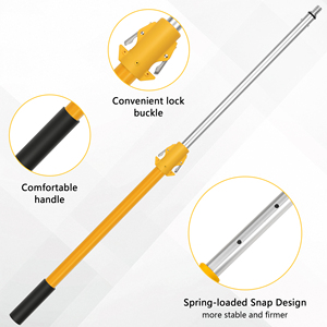 Kính thiên văn nhôm sợi thủy tinh Pinch khóa cực thanh xử lý cho thiết bị làm sạch - Product Image 2